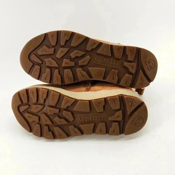 EARTH WINTER LEATHER ANKLE BOOTS - Picture 5 of 6